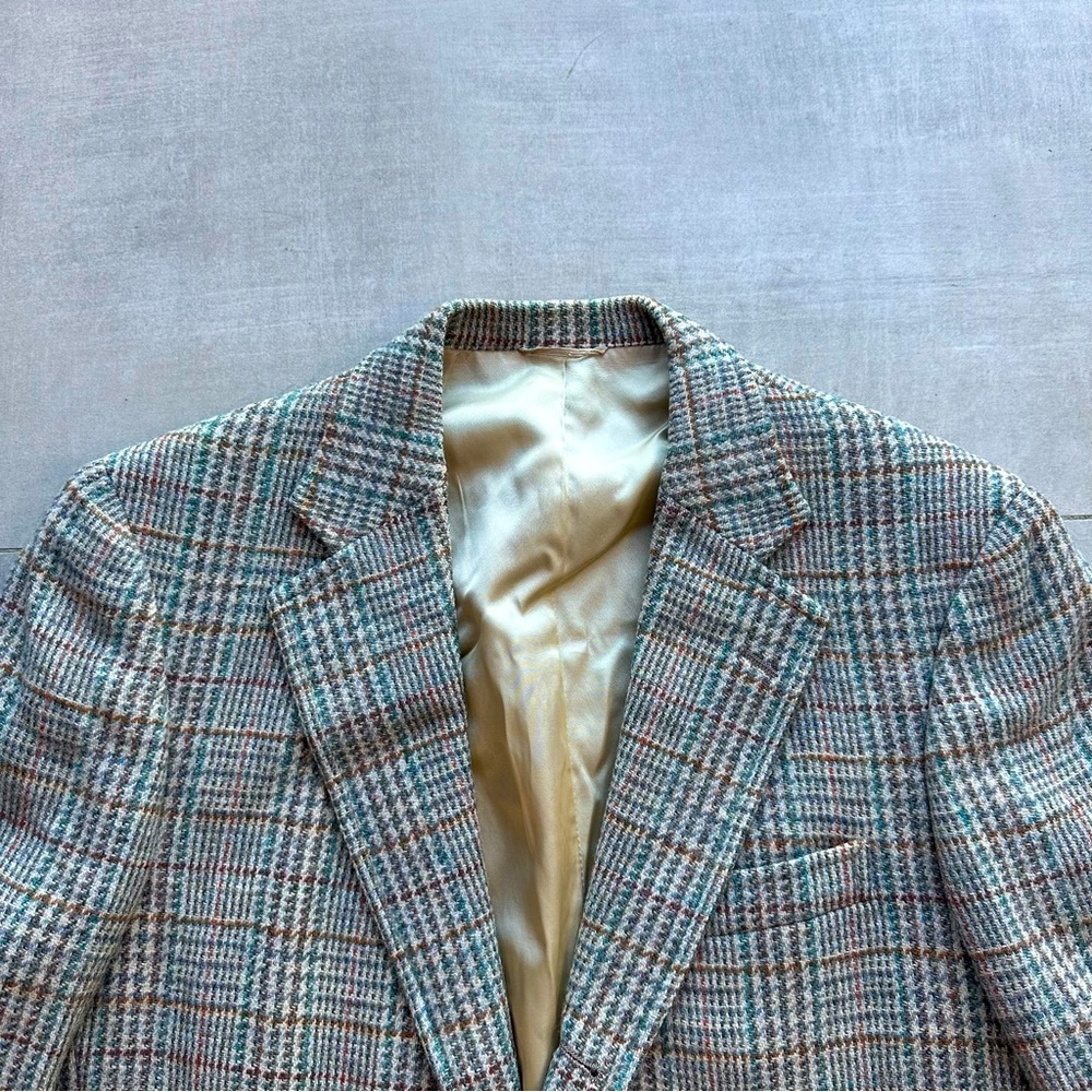 GORGEOUS Plaid Wool Luxury Blazer Sports Coat